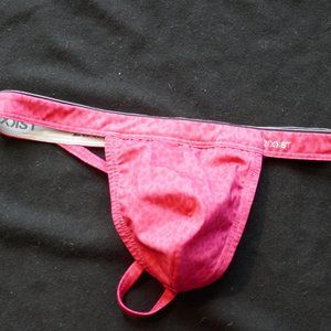 2xist pink cheetah thong  L never worn
